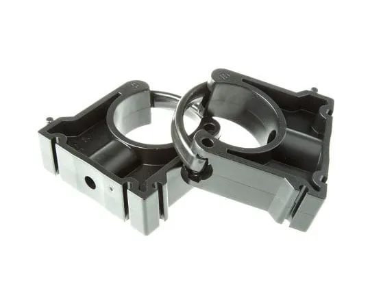 63-7641-40　Georg Fischer PP Black Pipe Clamp, 0.87in x 2.68in x 1.73in, 0.28in　167061039