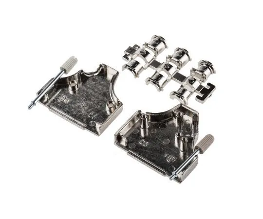 63-7585-51　MH Connectors MHDM35 Series Zinc Angled D-sub Connector Backshell, 25 Way, Strain Relief　MHDM35-25-K