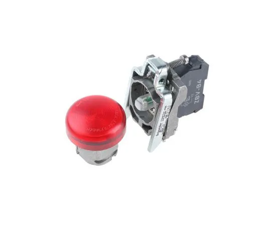 63-7632-75　Schneider Electric Harmony XB4 Red LED Pilot Light, 22mm Cutout, IP65, 24 V ac/dc, 3 A ac, 270 mA dc　XB4BVB4EX