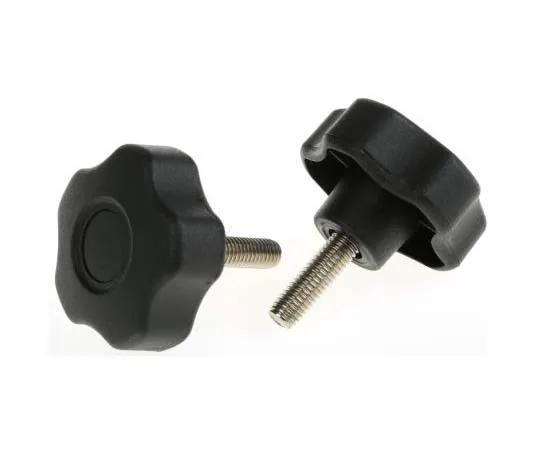 63-7715-09　RS PRO Black Thermoplastic Knob, M8 x 25　702-7645