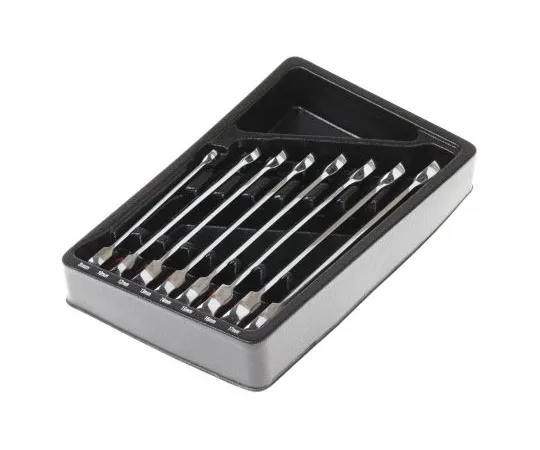 63-7572-87　RS Pro 8 Piece Chrome Vanadium Steel Combination Spanner Set　480-6795