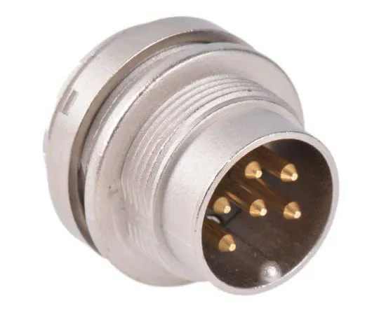 63-7615-16　Lumberg 6 Pole Din Plug Plug, DIN EN 60529, 5A, 250 V ac IP68　0314 06