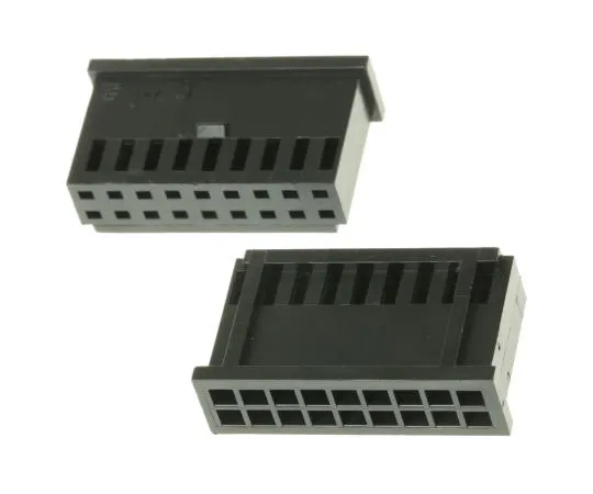 63-7598-09　TE Connectivity AMPMODU MOD II Female Connector Housing, 2.54mm Pitch, 18 Way, 2 Row　280513
