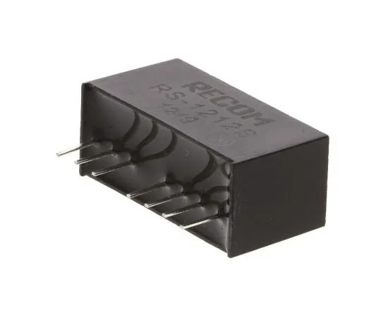 63-7568-21　Recom RS 2W Isolated DC-DC Converter Through Hole, Voltage in 9 → 18 V dc, Voltage out 12V dc　RS-1212S