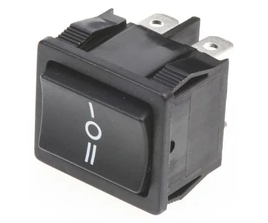 63-7588-20　TE Connectivity Double Pole Double Throw (DPDT), (On)-Off-(On) Rocker Switch Panel Mount　2-1634200-6