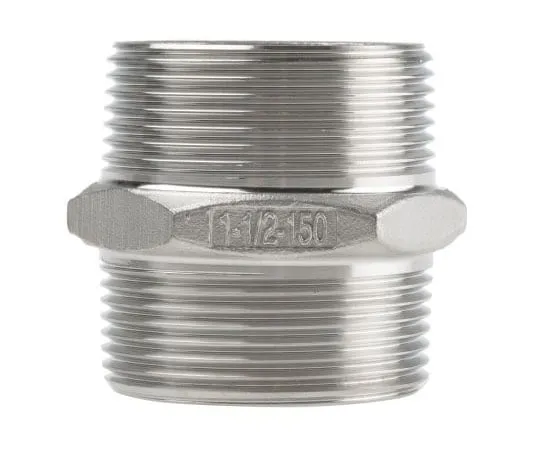 63-7592-03　RS PRO Stainless Steel Hexagon Hexagon Nipple 1-1/2in R(T) Male x 1-1/2in R(T) Male 2.03in　499-3186