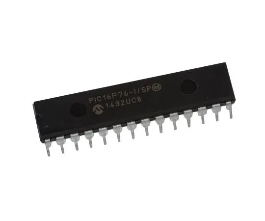 63-7563-35　Microchip PIC16F76-I/SP, 8bit PIC Microcontroller, 20MHz, 8K Flash, 28-Pin SPDIP　PIC16F76-I/SP