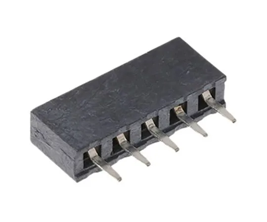 63-7630-03　HARWIN 2mm Pitch 5 Way 1 Row Straight PCB Socket, Through Hole, Solder Termination　M22-7130542
