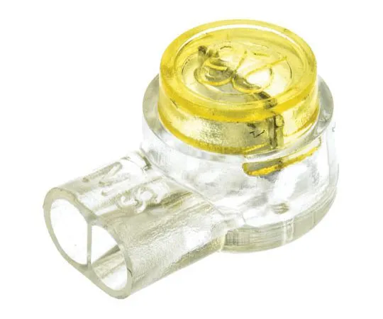 63-7599-31　RS PRO Butt Wire Splice Connector, White, Yellow, Insulated 26 → 22 AWG　510-4775