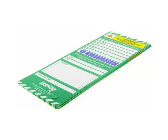 63-7664-98　ScaffTag Ladder Tag Insert, Orange　SCF04A/O