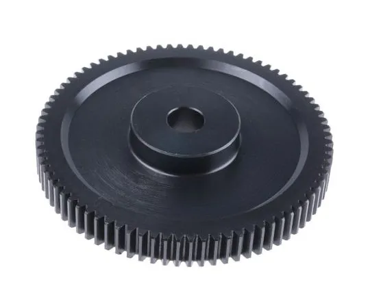 63-7607-23　RS PRO Steel 80 Teeth Spur Gear, 160mm Pitch Diam. , 60mm Hub Diam. , 20mm Bore Diam.　521-6698