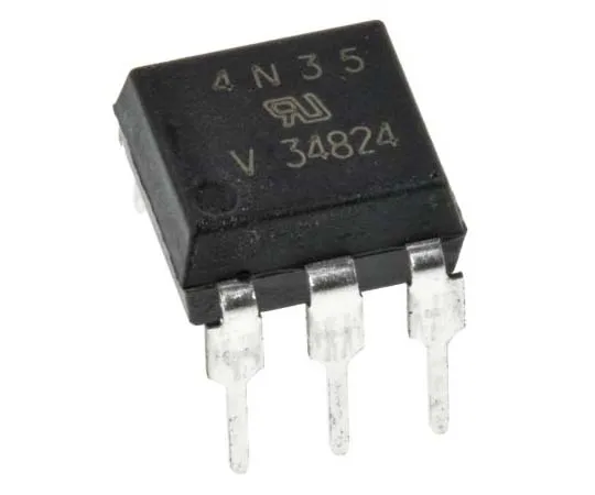 63-7707-66　Vishay, 4N35 DC Input Transistor Output Optocoupler, Through Hole, 6-Pin PDIP　4N35