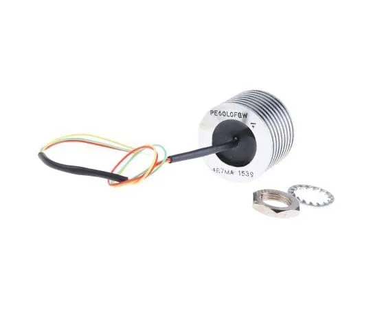 63-7689-60　Vishay 1 Gang Rotary Cermet Potentiometer with a 6 mm Dia. Shaft, 4.7Ω, ±20%, 6W, Linear PE60L0FGW4R7MA　PE60L0FGW4R7MA
