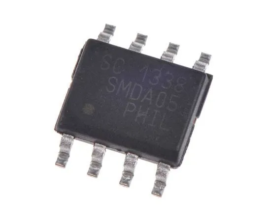 63-7698-10　Semtech SMDA05.TBT, Quad-Element Uni-Directional TVS Diode, 300W, 8-Pin SOIC　SMDA05.TBT