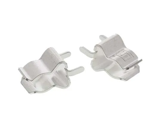 63-7716-06　Schurter Silver Plated Beryllium Copper PCB Mount F*** Clip for 6.3 x 32mm　8040.0003