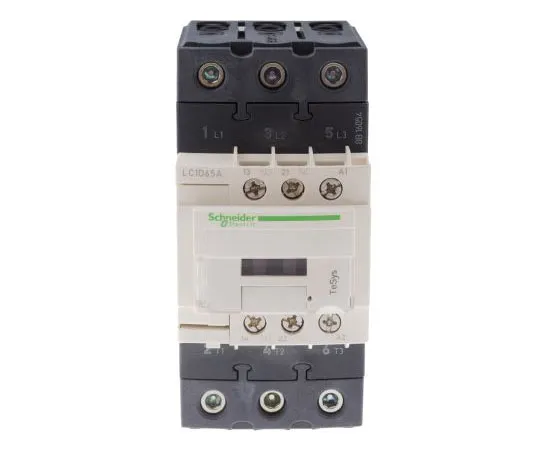 63-7656-56　Schneider Electric 3 Pole Contactor, 65 A, 230 V ac Coil, TeSys D, 3NO, 30 kW　LC1D65AP7