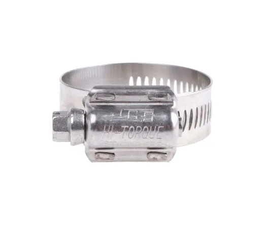 63-7586-87　HI-TORQUE Stainless Steel Slotted Hex Worm Drive, 16mm Band Width, 25mm - 45mm Inside Diameter　HTM45P