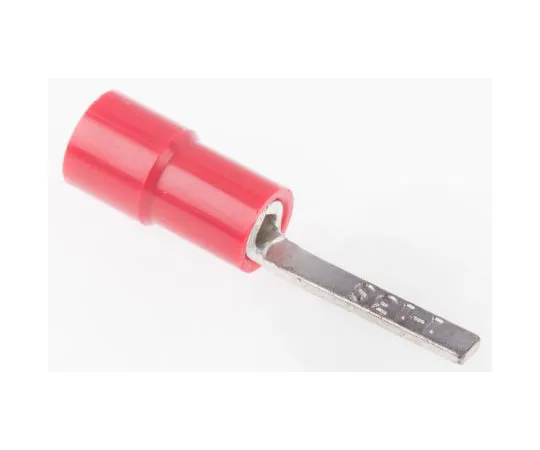 63-7636-61　RS PRO No Insulated Crimp Blade Terminal 13mm Blade Length, 0.5mm² to 1.5mm², 22AWG to 16AWG, Red　613-9700