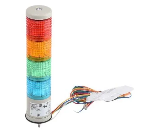 63-7718-69　Harmony Harmony XVC4 LED Beacon Tower, 4 Light Elements, Red/Green/Orange/Blue, 24 V ac/dc　XVC4B4K