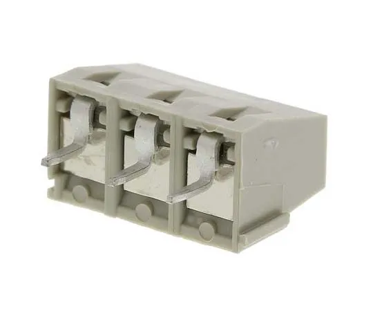 63-7732-87　TE Connectivity Buchanan, 3 Way PCB Terminal Strip　1546216-3