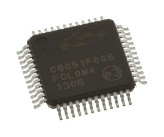 63-7612-06　Silicon Labs C8051F006-GQ, 8bit 8051 Microcontroller, 25MHz, 32 kB Flash, 48-Pin TQFP　C8051F006-GQ