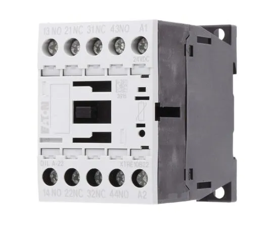 63-7585-34　Eaton 4 Pole Contactor, 4 A, 24 V dc Coil, xStart, 2NO/2NC　276414 & DILA-22(24VDC)