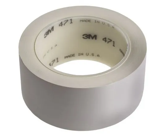 63-7667-20　3M 471 White Vinyl Lane Marking Tape, 50mm x 33m　471 blanc 50,8mm x 33 metres