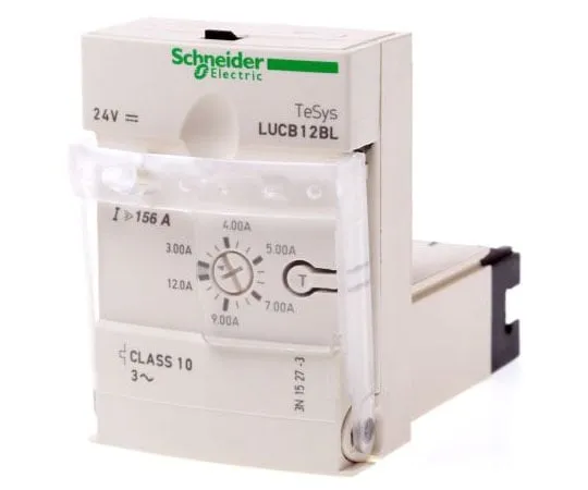 63-7586-48　Schneider Electric U-Line Advanced Motor Starter 5.5 kW Rating, 24 V dc　LUCB12BL