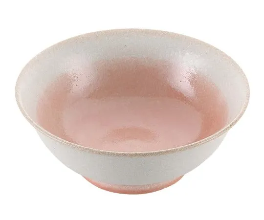 63-7195-11　Porcelain Chinese Dishes Glazed Pink Takadai Rice Bowl 6.8 cm (φ212)　8179700