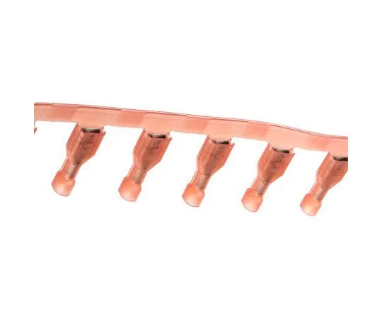 63-7687-04　TE Connectivity Ultra-Fast .187 Series Red Insulated Crimp Receptacle, 4.75 x 0.51mm, 0.3mm² to 0.8mm², 22AWG to 18AWG,　2-520181-2