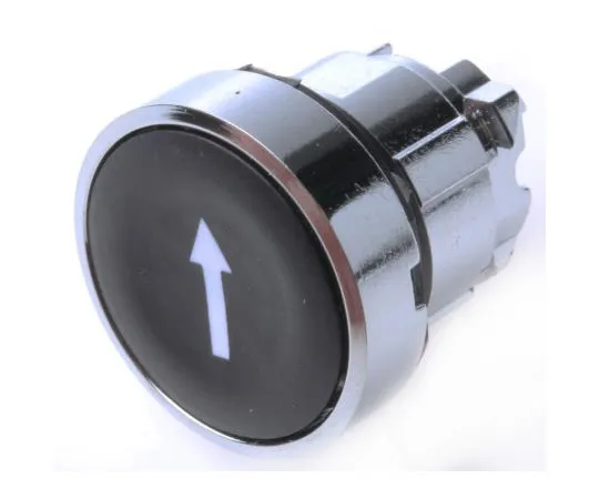 63-7631-69　Schneider Electric Harmony XB4 Series, Black Push Button Head, Down Arrow, 22mm Cutout　ZB4BA335