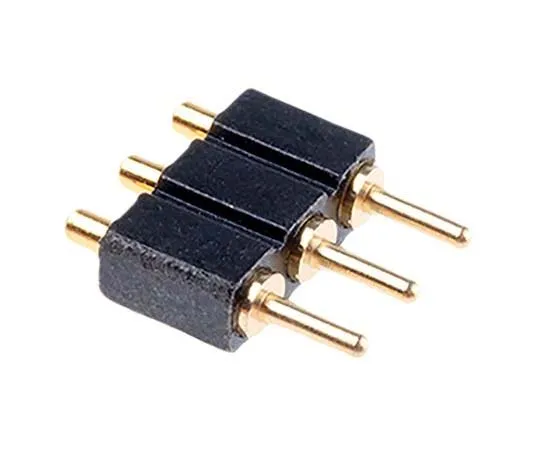 63-7713-68　Preci-Dip 2.54mm 3-Way Spring Loaded Connector, -Row Male, Through Hole, 811-S1-003-10-014101　811-S1-003-10-014101