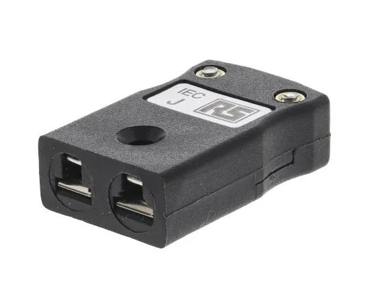 63-7556-18　RS PRO IEC Miniature In-Line Socket Connector for *** with Type J Thermocouple Type J, Miniature　455-9708