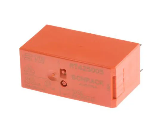 63-7679-67　TE ConnectivityRT2 DPDT Non-Latching Relay PCB Mount, 5V dc Coil, 8A　RT425005