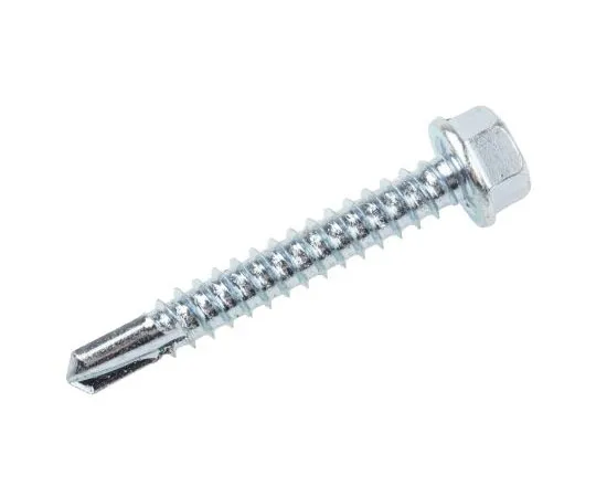 63-7627-73　RS PRO Bright Zinc Plated Steel Self Drilling Screw M5.5 x 38mm Long　546-5913