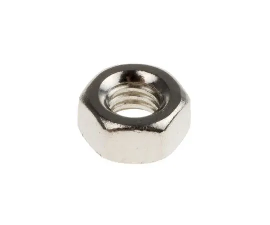 63-7575-29　RS PRO, 6BA, Nickel Plated Brass Full Lock Nut　483-0596