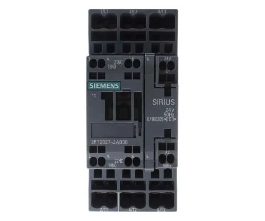 63-7721-77　Siemens 3 Pole Contactor, 32 A, 24 V ac Coil, SIRIUS Innovation, 3NO, 15 kW　3RT2027-2AB00