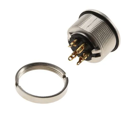 63-7615-68　Lumberg 6 Pole Din Socket Socket, DIN EN 60529, 5A, 250 V ac IP68　0304 06