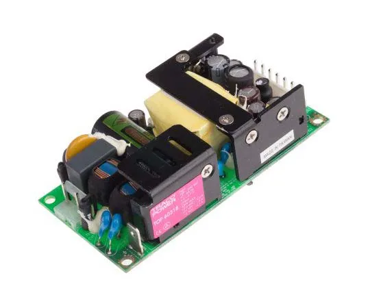 63-7726-02　TRACOPOWER 55W Triple Output Embedded Switch Mode Power Supply SMPS, 1.5 A, 6 A, 500 mA, 5/12/24V dc Open Frame　TOP 60318
