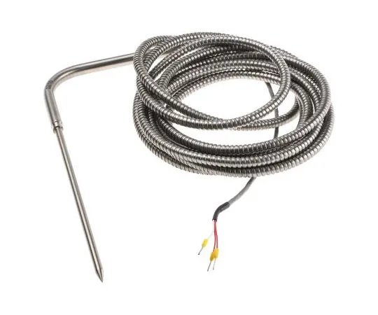 63-7629-07　Correge 3 wire PT100 Sensor, -50°C min +250°C max, 150mm Probe Length x 5mm Probe Diameter　D05978
