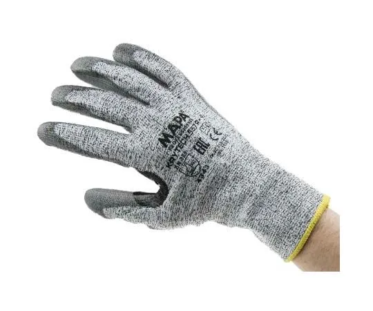 63-7741-57　Mapa Spontex Krytech 557 Dyneema Polyurethane-Coated Cut Resistant Gloves, size 9, Grey　557