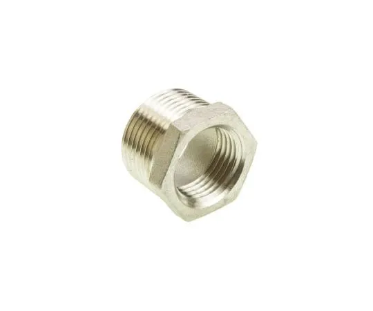 63-7592-31　RS PRO Stainless Steel Hexagon Bush 3/4in R(T) Male x 1/2in G(P) Female 0.91in　499-3524