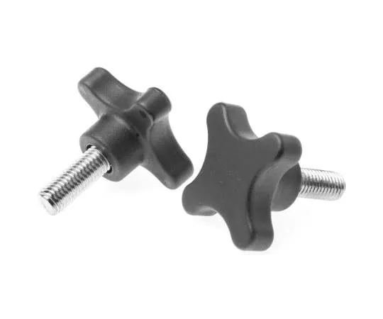 63-7715-26　RS PRO Black Thermoplastic Knob, M12 x 30　702-7706