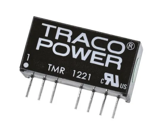 63-7600-19　TRACOPOWER TMR 2 2W Isolated DC-DC Converter Through Hole, Voltage in 9 → 18 V dc, Voltage out ±5V dc　TMR 1221