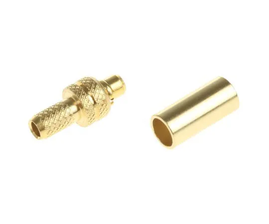 63-7653-04　RS PRO 50Ω Straight Cable Mount MMCX Connector, Plug, Crimp Termination, 0 → 6GHz, RG174/U　655-9952