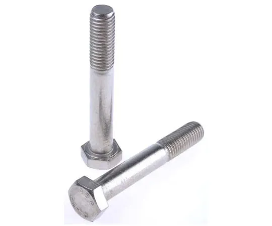 63-7596-44　Plain Stainless Steel Hex Bolt, M12 x 80mm　508-1133