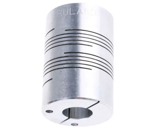 63-7571-03　Ruland Aluminium Flexible Beam Coupling, FCMR38-16-16-A, Bore A 16mm Bore B 16mm Clamp　FCMR38-16-16-A