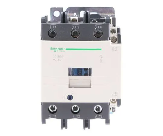 63-7631-23　Schneider Electric 3 Pole Contactor, 95 A, 110 V ac Coil, TeSys D, 3NO, 45 kW　LC1D95FE7