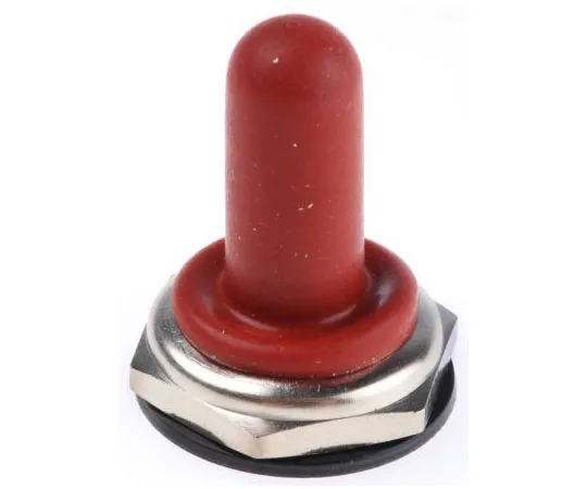 63-7592-64　Red Silicone Toggle Switch Boot　U1565-6