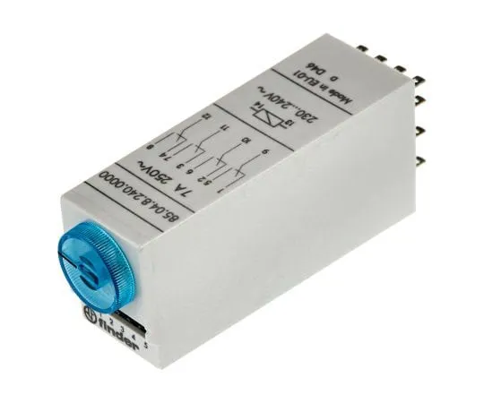 63-7551-95　Finder Interval, ON Delay, Pulse Delay, Symmetrical Flash Multi Function Timer Relay, 14-Pin Connector, 0.05 →　85.04.8.240.0000